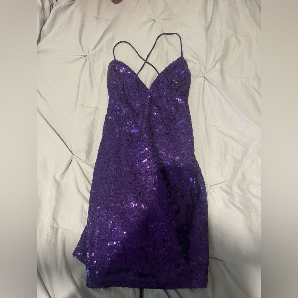 purple lucy in the sky dress